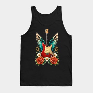 Electric guitar with wings 5 Tank Top